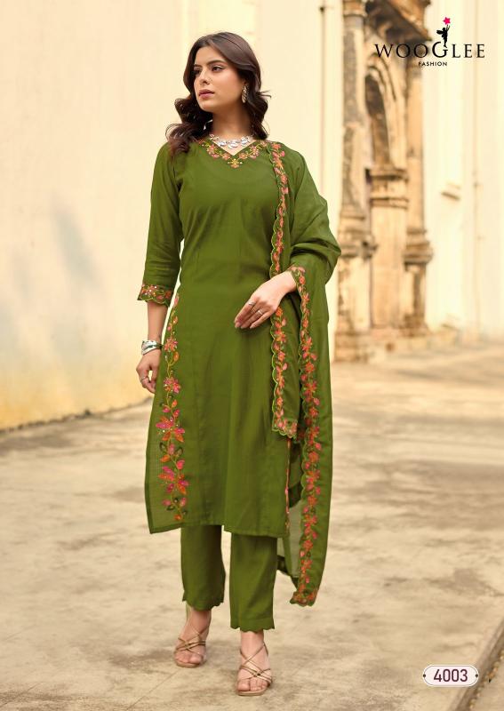 Wooglee rudrika 3pcs surat kurti wholesale market address